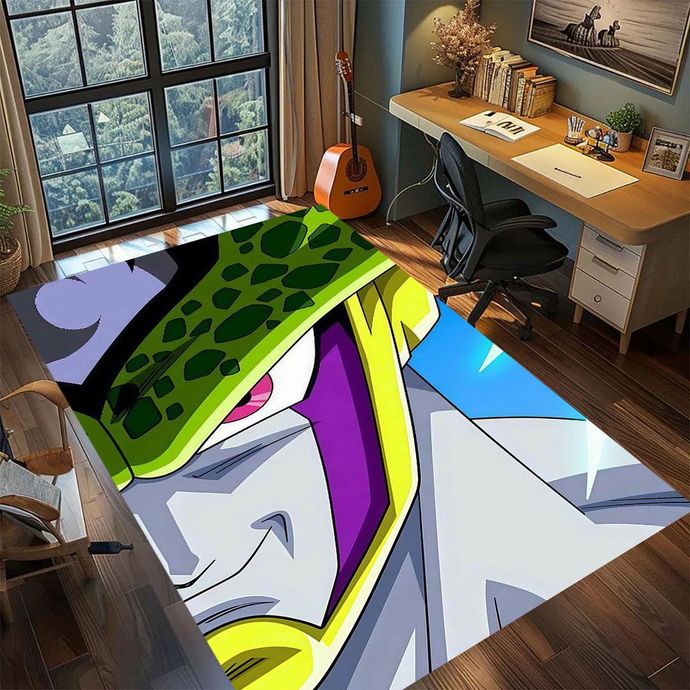 DragonBall Anime Charakter Teppich für Wohnzimmer Schlafzimmer Heimdeko Coole Film Matte Spielbodenmatte
