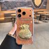 Compatible iPhone 16 Case - Year of the Horse New Year Transparent Anti-Drop 3D Premium Epoxy Gold Foil Minimalist Protective Cover Lucky Bag