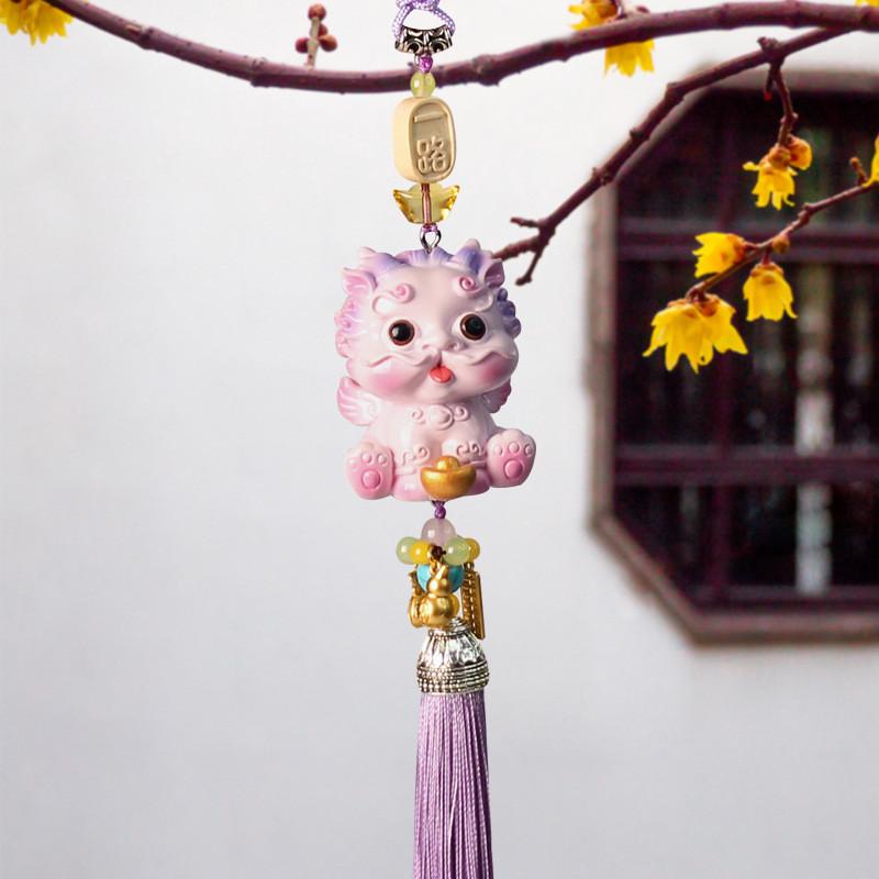 Style Resin Pixiu Car Accessory Decorative Pendant For Vehicle Interior