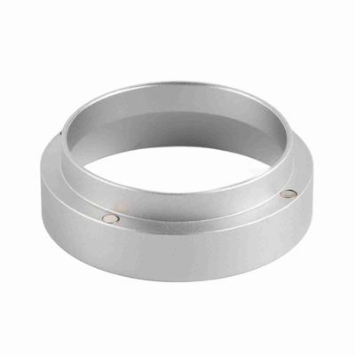 58mm aluminiowy uniwersalny pierścień dozujący kawę lejek wymienny do ekspresu do kawy (Srebro)