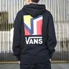Vans Printed Hoodie Pullover Men Tops Black VN0A54JABLK