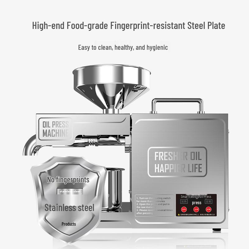 Shenmei B03 Automatic Home Oil Press - 304 Stainless Steel, Cold & Hot Press