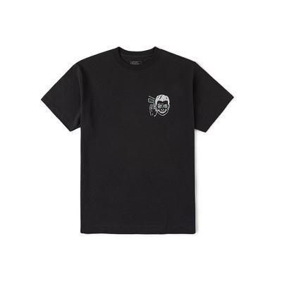 SS26 Cotton Short Sleeve Fun Print Sweat Absorbing Crew Neck T-Shirt Unisex Tops VN000TQDBLK