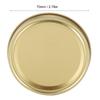 Split‑Type Glass Jar Canning Lids Round Food Container Sealing Cover Kitchen Accessory(10Pcs 70mm Gold Circular Ring+Cover