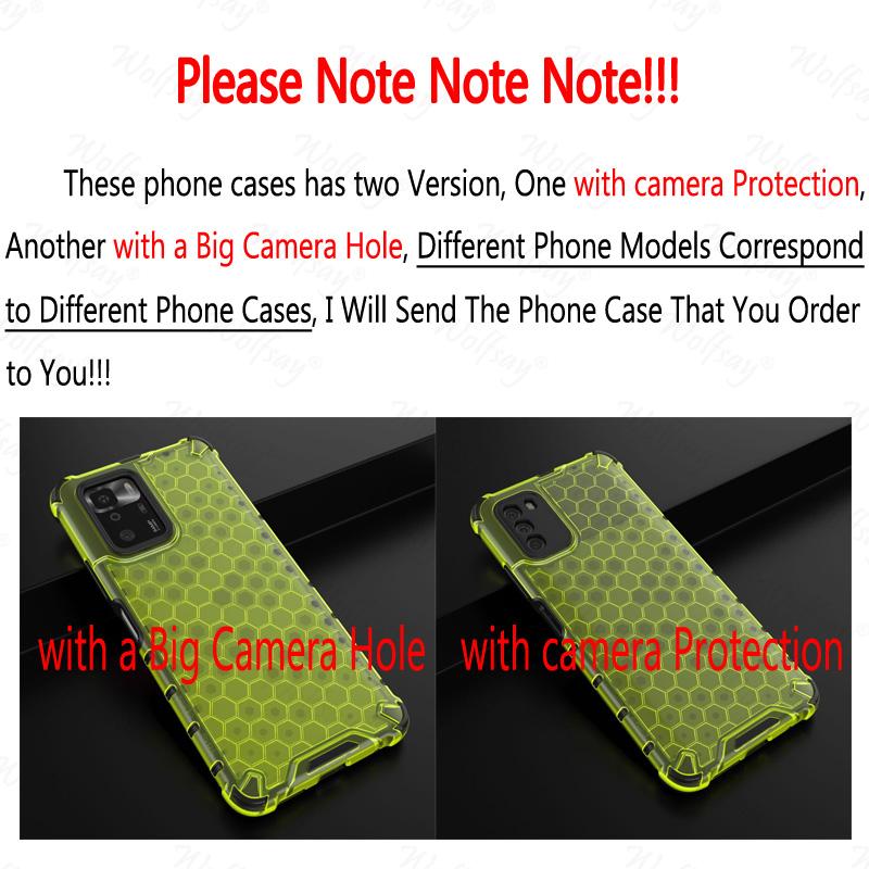Shockproof Transparent Case For Xiaomi Redmi 9T Bumper Honeycomb Armor Back Case For Redmi 9T Case Cover For Redmi 9T 9A 10C 10A