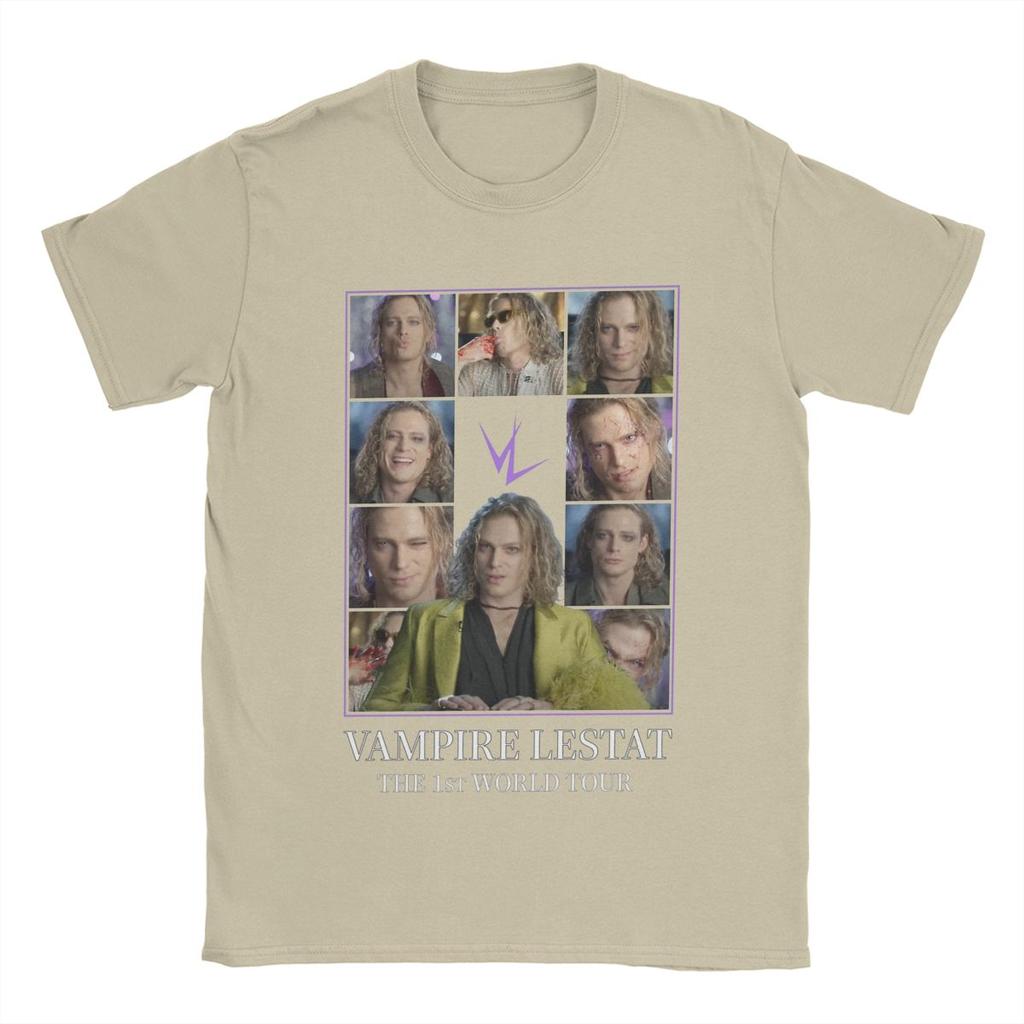Summer Vampire Lestat Concert Interview With The Vampire Men Women's T Shirts Outfit Funny Tees T-Shirt Cotton Printed Clothes