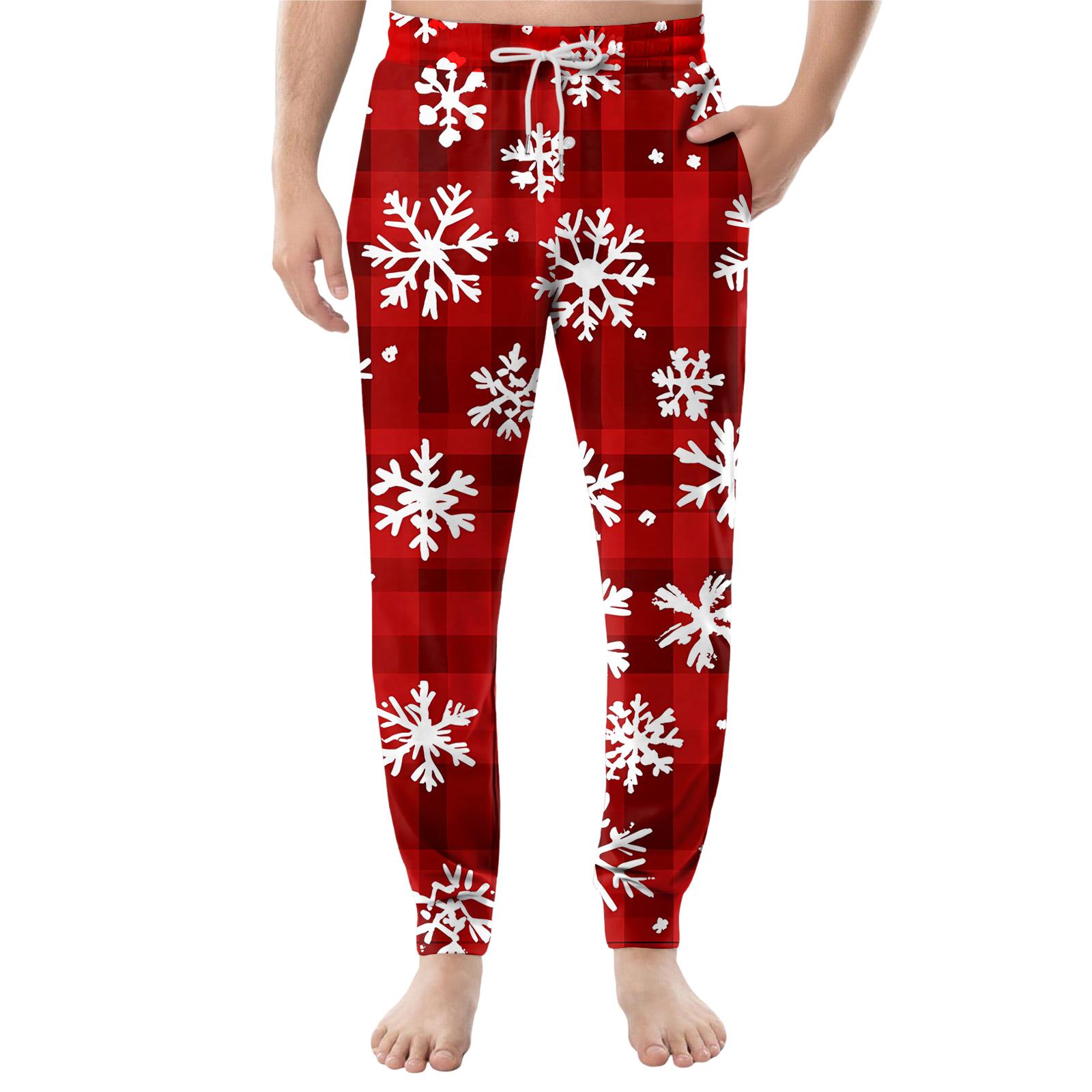 

Мужские повседневные брюки с карманами на кулиске и манжетами, домашние брюки для сна XXL