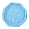 For Creative New Year Totem Coaster UV Crystal Epoxy Resin Mold Cup Mat Pad Silicone Mould DIY Crafts Home Decoration Mo