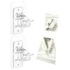 Curtain Rod Clip Holder with Oversized Hook for Curtain Hanging