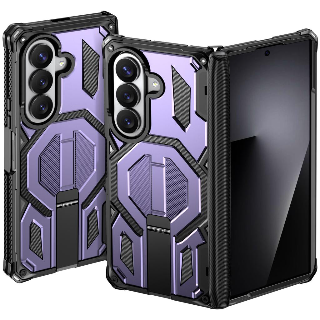 Europe, America and Other Cross-border Applicable Samsung Fold8 Mobile Phone Case, Military Grade Anti-drop Zfold7 Folding Screen Mobile Phone Protect