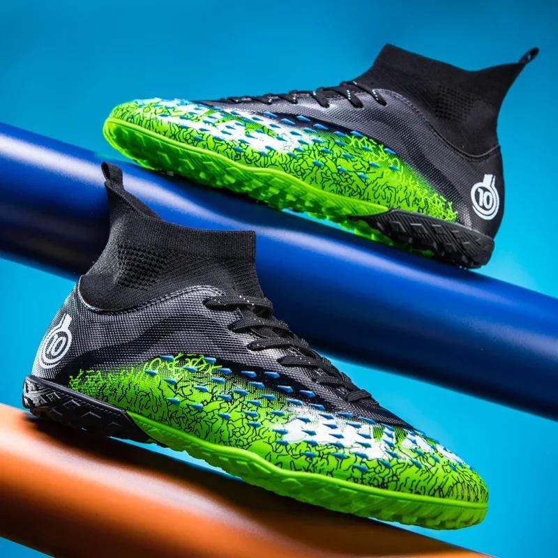 Professional Original Society Football Boot for Men Field Training TF/FG Soccer Cleats Grass Childrens Soccer Shoes for Kids
