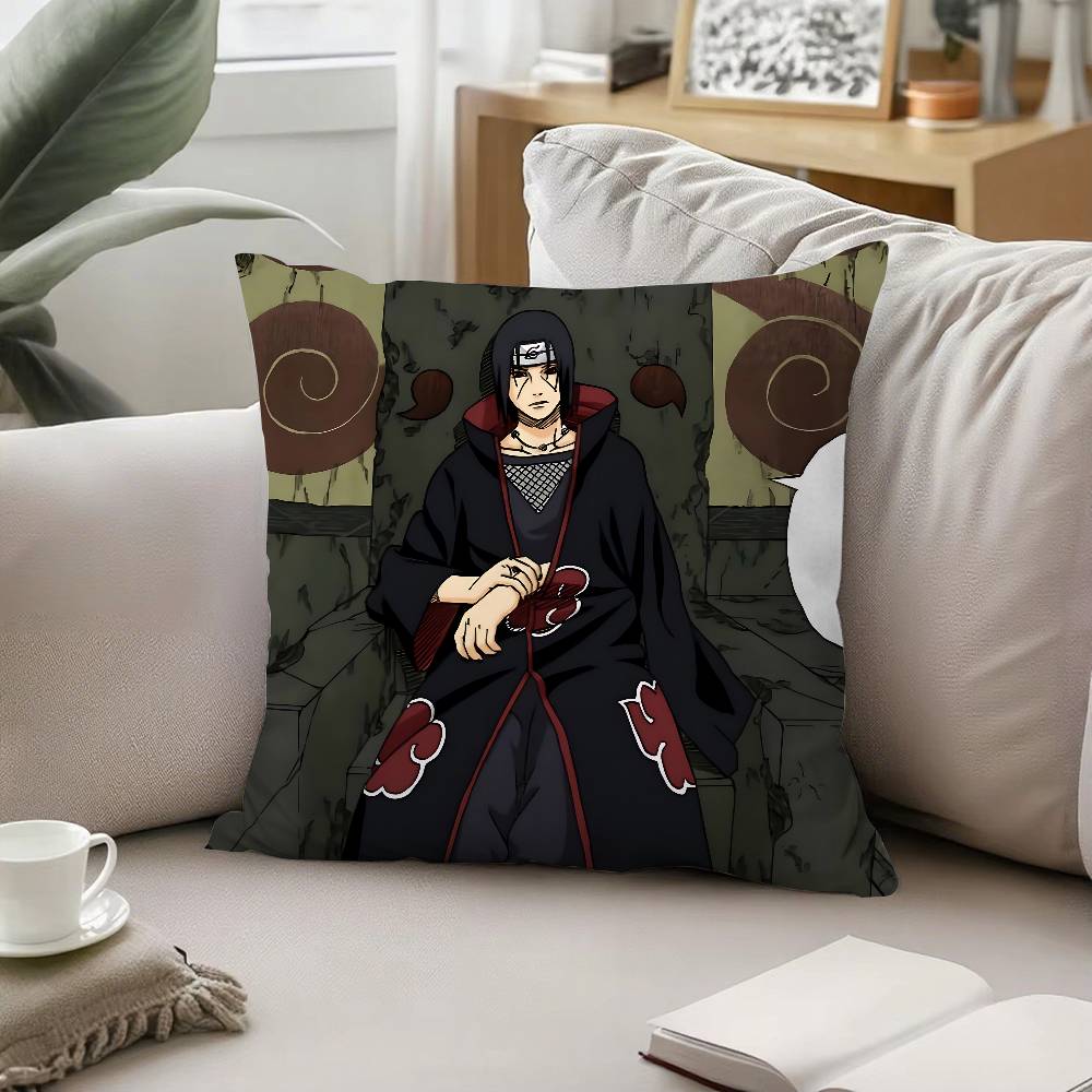 Itachi Uchiha Pillow Case Sofa And Living Room Decorative Cushion Covers Dustproof And Miteproof Invisible Zipper