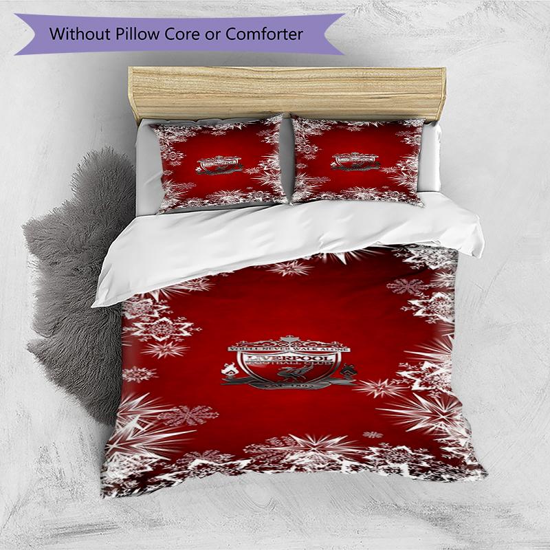 3pcs Duvet Cover Set (1*Duvet Cover + 2*Pillowcase, Without Core),Football team.C Print Bedding Set, Bedroom Decor, All‑Season, Birthday Gift