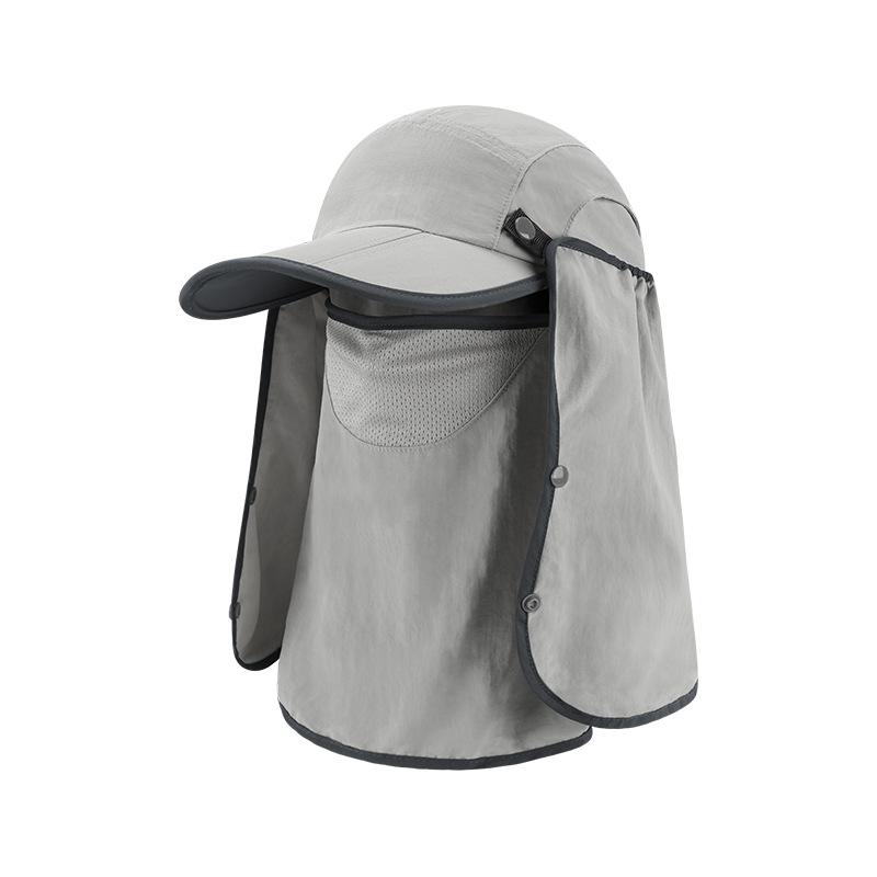 Portable Cap Summer Outdoor Cap Full Protection Sun Protection Face Shade Baseball Cap Anti-mosquito Hat