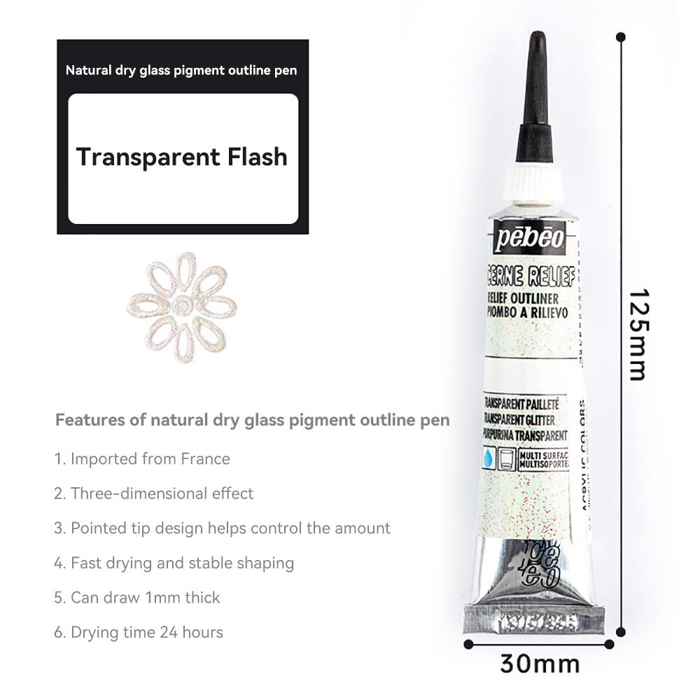 Creative 20ml Acrylic Paints Rich Color Waterproof Glass Pigments Tube For Painting Supplies Artist Drawing Art DIY Crafts
