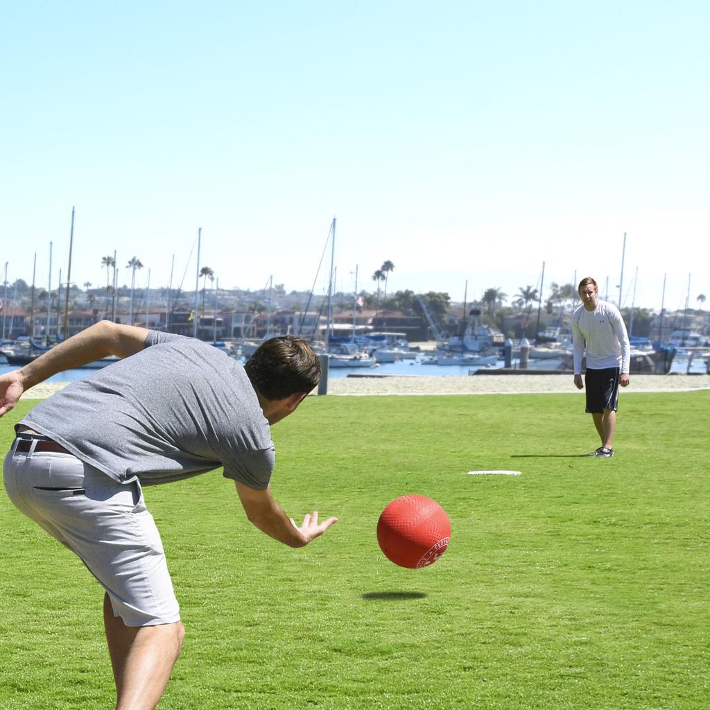 Official GoSports Kickball with Pump (2-Pack) 10-Inch