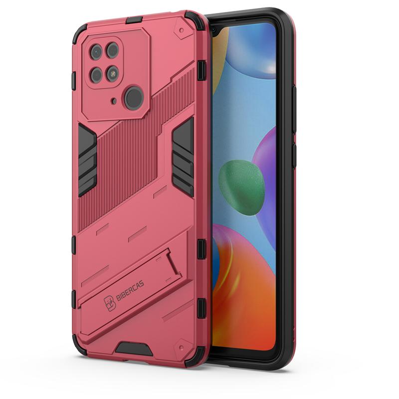 Phone Holder Case For Xiaomi Redmi 10C Case Bumper Hard Armor Full Back Cover For Redmi 10C Case For Redmi 10C 10A 10 9 9C 9A 9T