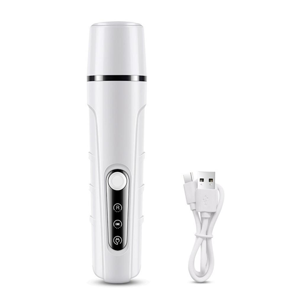 Pet Nail Grinder With LED Light Professional Rechargeable Pet Paws Grooming Tool For Small Medium Large Pet Nail Clippers