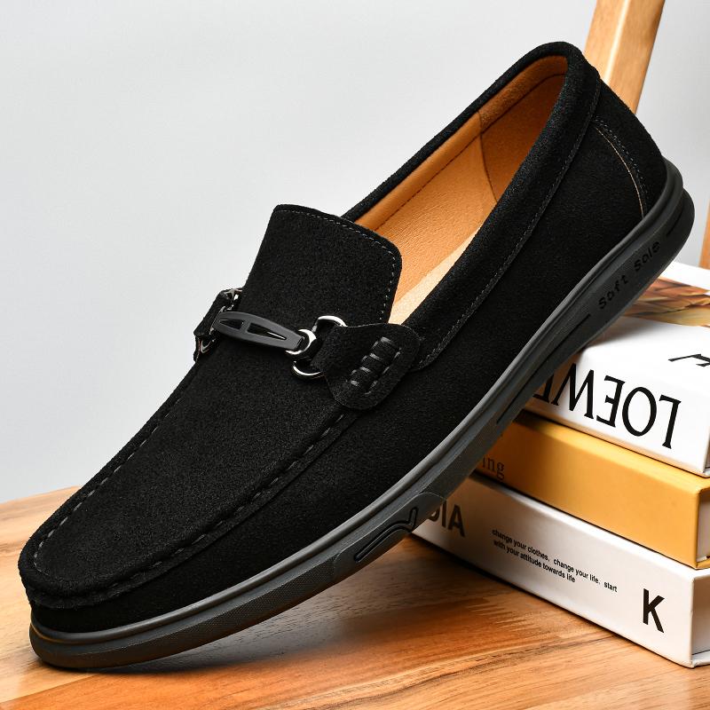 Fashion Designer Fashion New Men's Suede  Leather Shoes Male Causal Loafers Flats Homecoming Prom Wedding Dress Footwear