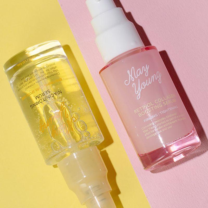 Mayyoung Niacin Toning Serum + Collagen Boosting Serum Niacin Serum + Collagen Serum