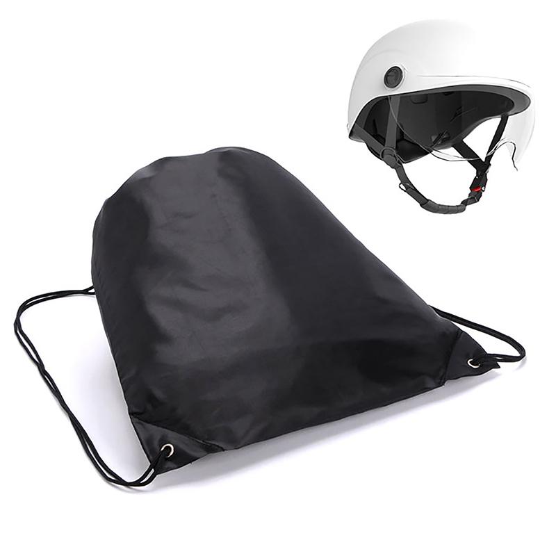 1Pc Helmet Bag Rainproof Backpack Drawstring Pocket Helmet Lid Protect Bag