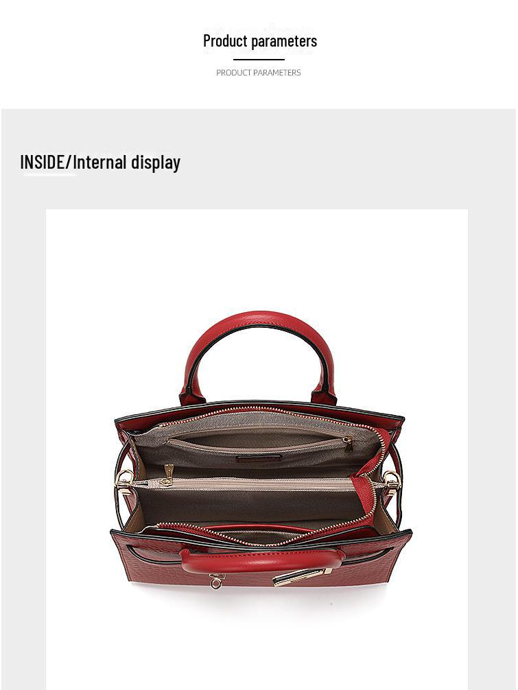 Rote Handtasche für Bräute und Mütter - Elegantes Hochzeitsgeschenk