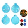 Silicone Moulds Resin Crafts Christmas Ball Mold Keychain Molds Epoxy Mold Holographic Pendant