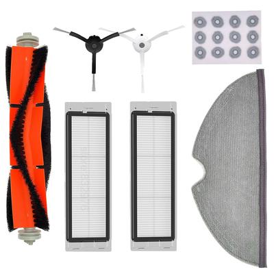 Accessories For Xiaomi Roborock S5 S50 S51 S55 E5 E4 Vacuum Cleaner Spare Parts Replacement Kit,Main Brush,Central Brush Cover,HEPA Filter,Mop Rags