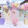 Gold & Iron Electroplated Round Flower Stand for Weddings & Home Decorations