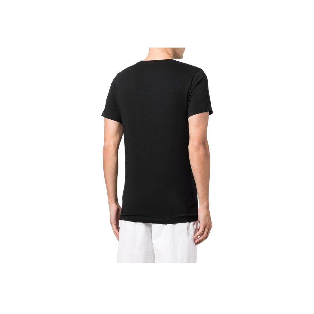Polo Ralph Lauren Solid Color Crew Neck Straight Fit Short Sleeve T-Shirt 2-Pack Men Tops Black 714835960-001