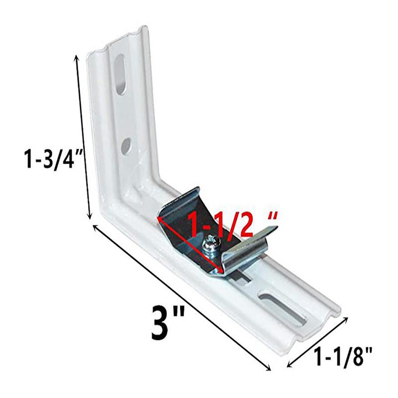 1/2Pcs 3Inch Vertical Blind Bracket Clips Metal Roller Shutter Pull Curtain Fixing Mounting Holder Accessories
