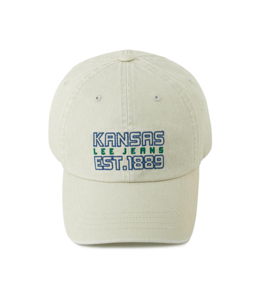 LEE Kansas Lettering Ball Cap Beige
