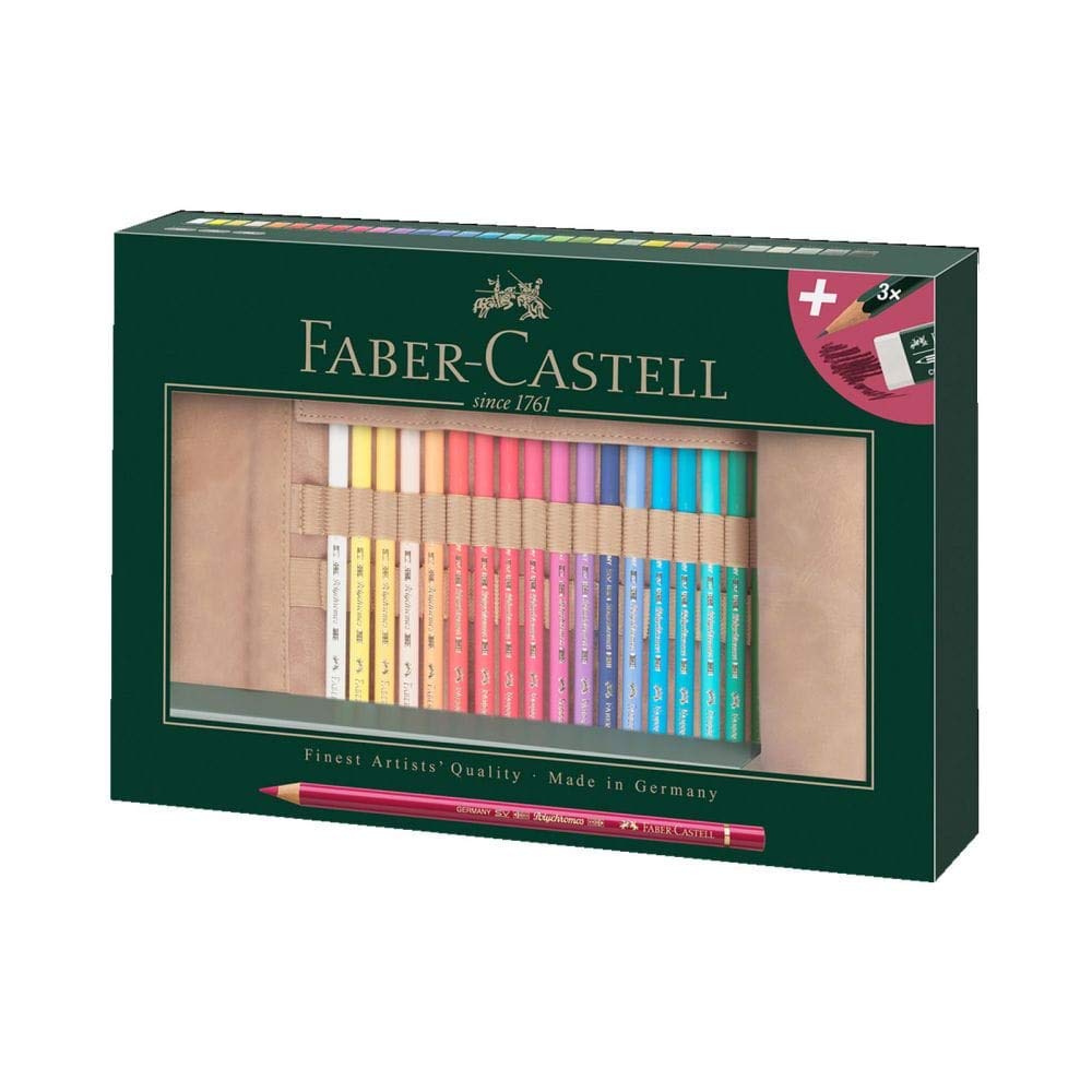 Polychromos Buntstifte 30er Buntstift-Rollenetui 110030 Faber-Castell