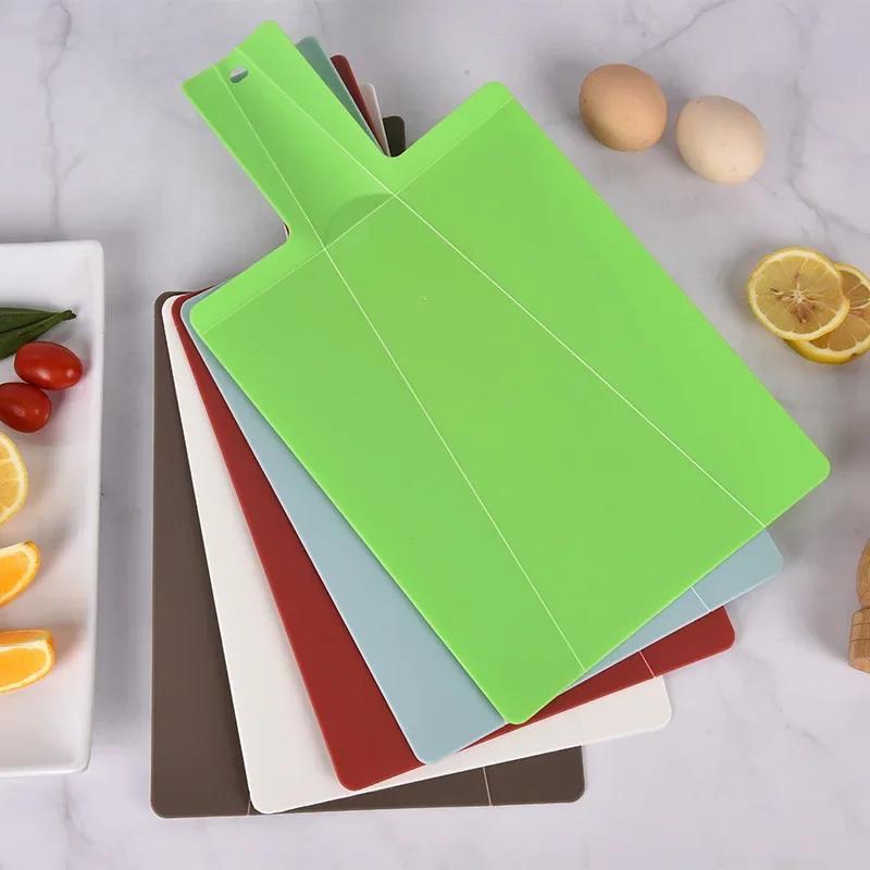 Multi-function Foldable Cutting Board Food Grade Chopping Blocks Plastic Vegetable Meat Cutting Board Kitchen Accessories