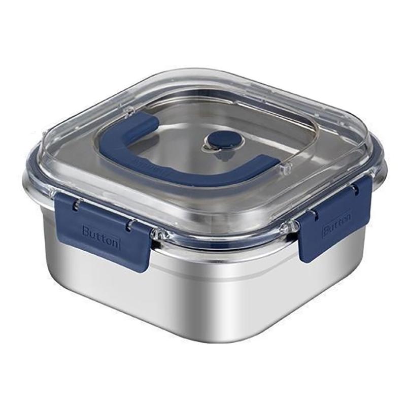 Portable Stainless Steel Fruit Salad Food Container Large Capacity Seal Lunch Box With Lid Camping Picnic Bento Box