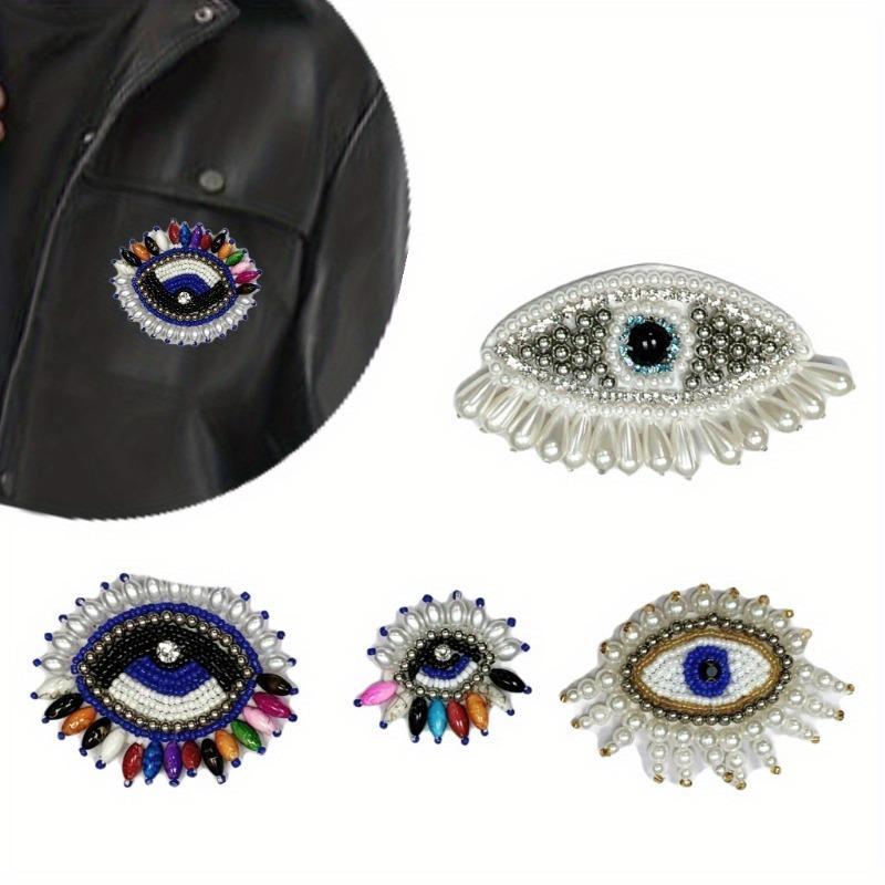 1PC Handmade Beaded Eye Cloth-Devil's Eye Leather Shoes Pin Decorative Accessories,Shoes and Accessories Clothing Accessories