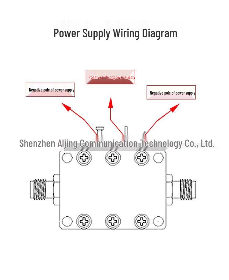 SMA RF Bias Tee 0.04-6GHz Coaxial DC Power Supply Box 40-6000MHz