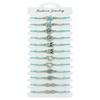 Bohemian Hand-woven Colorful Seed Bead Adjustable Bracelet with Rhinestone Connector