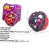 Weiche taktile Babyrassel aus Gummi: Handlicher Ball für 0-12 Monate