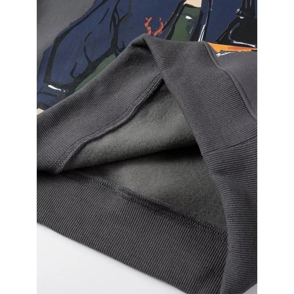 Frauen Sweatshirts 2024 Neue Mode Schönheit Mädchen Drucken Casual Sweatshirts Weibliche O Neck Hoodies Chic Pullover Tops