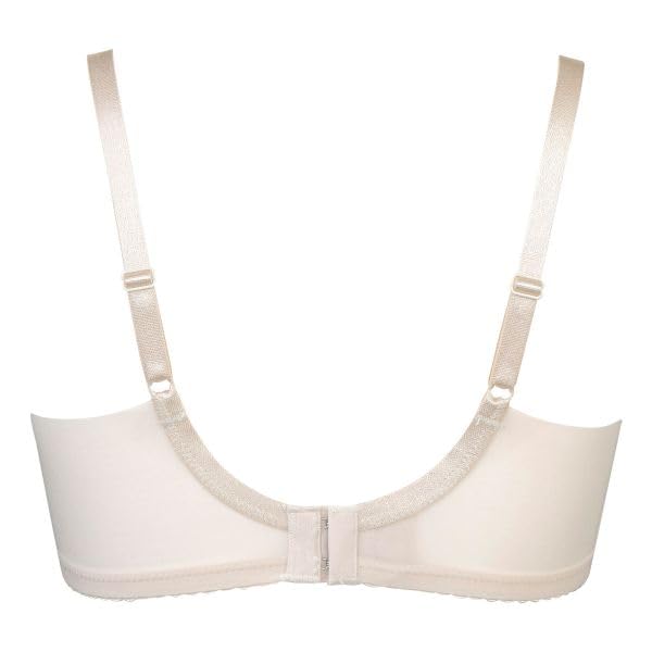 Wacoal 11G BFA411 Underarm Gently Support Mesh Bra, 3/4 Cup, BC, Side-Covering, High-Back, Cotton-Blend (LBU-Light Blue, C75)