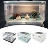 Foldable Reptile Feeding Box Hamster Breeding Pet Terrarium Tank Transport House for Small