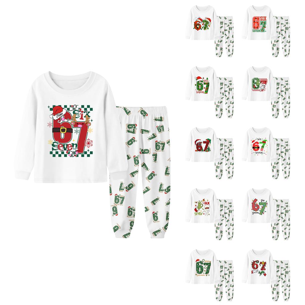 Barneklær Gutter Og Jenter Tynt Todelt Langermet Bukser Todelt