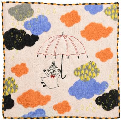 Marushin Moomin Hand Cloud 1405022900 Towel, Design, 25x25cm, 100% Cotton,