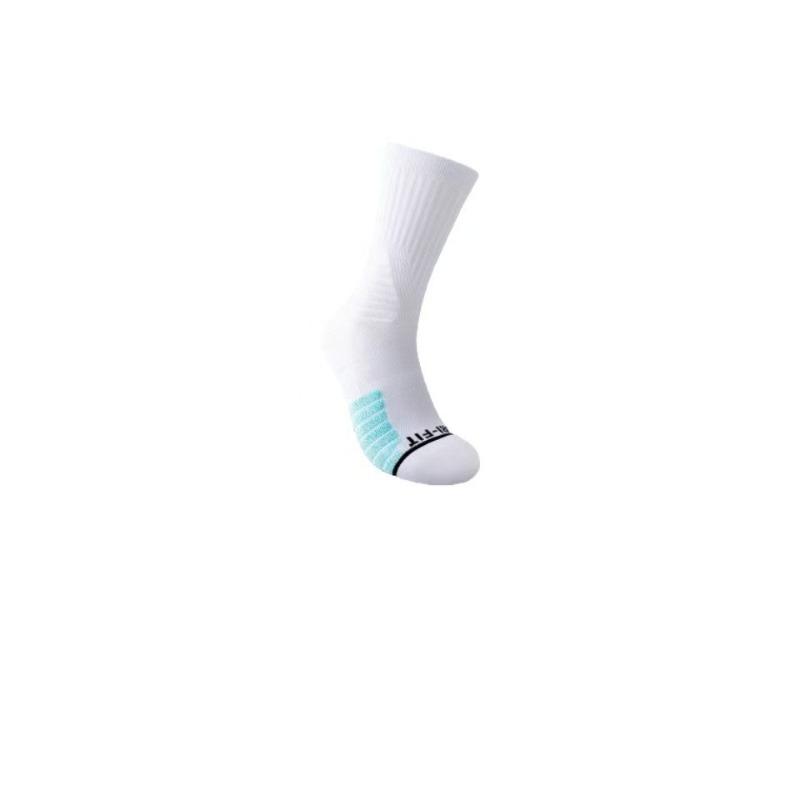 Male Autumn and Winter Heavy Towel Bottom Sports Running Basketball Badminton High Socks