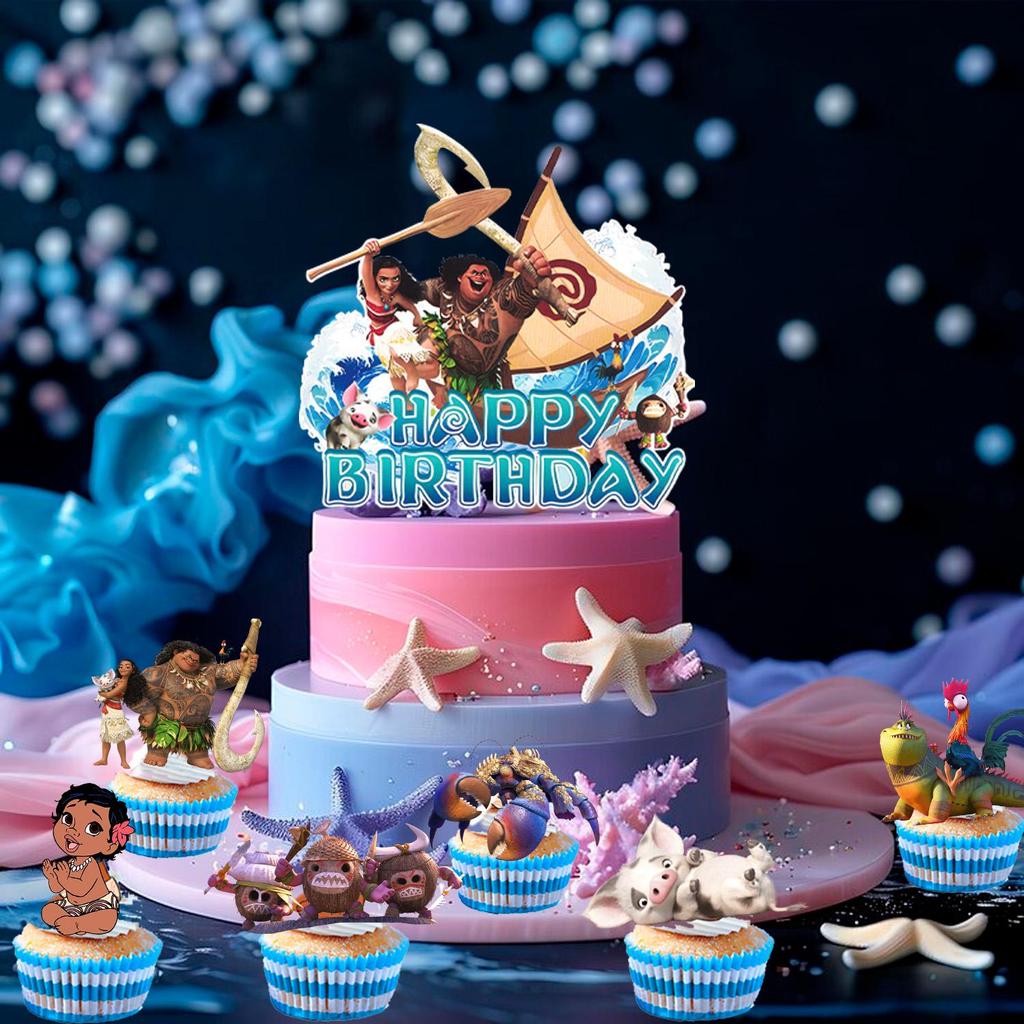 35Pcs Cartoon Party Supplies Set, Cartoon Themed Birthday Decorations - Cartoon Party Balloons Tablecloth & Cartoon Happy Birthday Banner Spiral etc