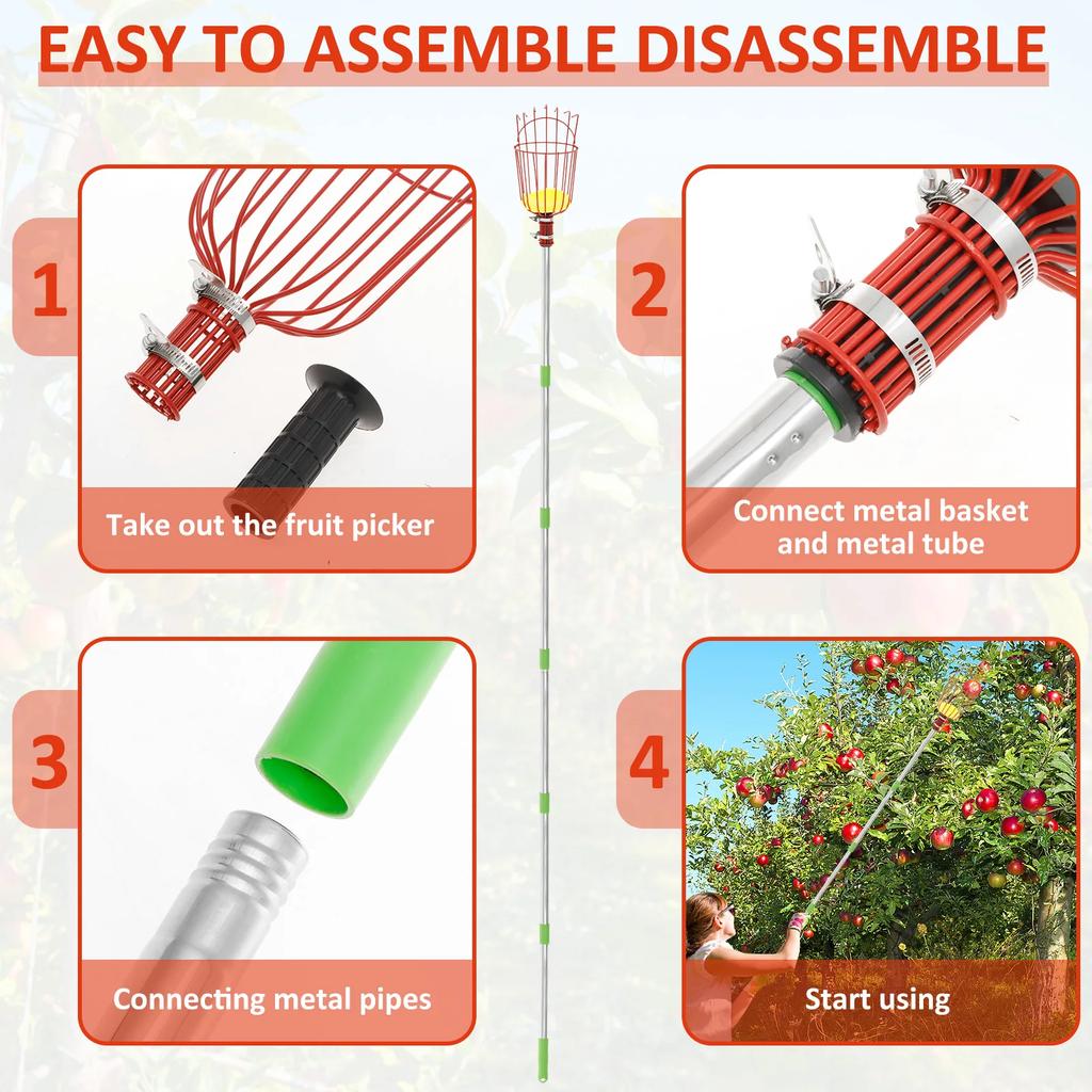 Fruit Picking Machine Fruit Collection Picking Catcher Device Is Practical And Convenient Fruit Picking Machine Gardening Tool