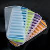 Silicone Long Strip Ice Cube Mold with Lid Ice Cube Tray Ice Stick Tray Baking Mold  Cold Drink