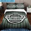 3PCS Football Elche Crest Design Bedding Set,Including 1pc Duvet Cover And 2pcs Pillowcases Perfect for Bedroom, Dormitory, Fan Christmas gift