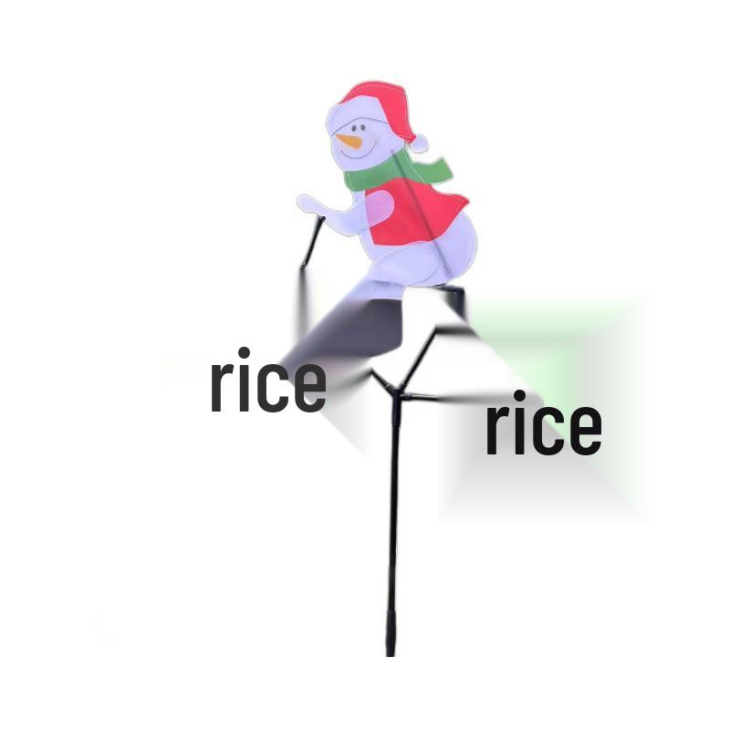 3D Cartoon Animal Bicycle Pinwheel - Outdoor Garden Decoration